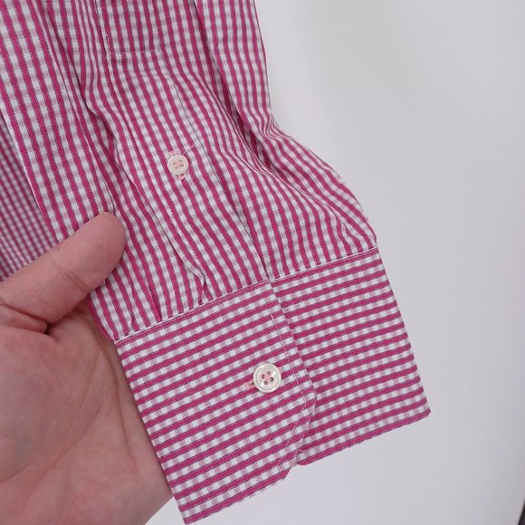 J. HILBURN XL 48in Chest Multi Plaid Button Up Down Shirt Collard Dress Business - Picture 7 of 16